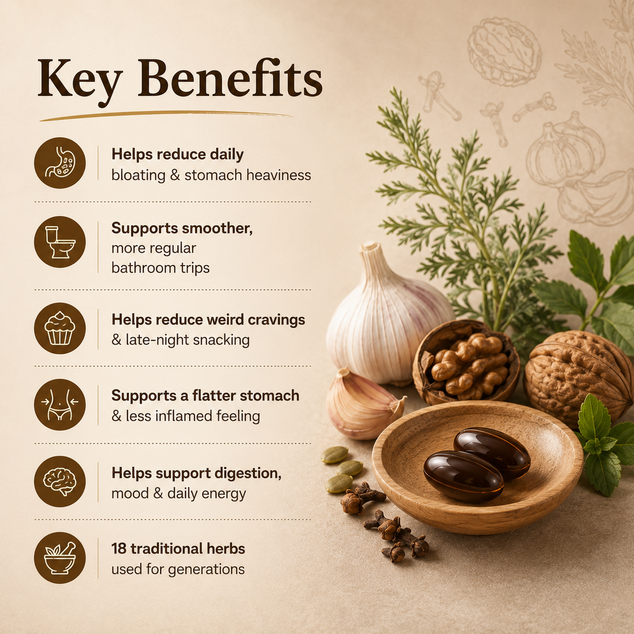 Hanna Wormwood Black Walnut Cloves Capsules
