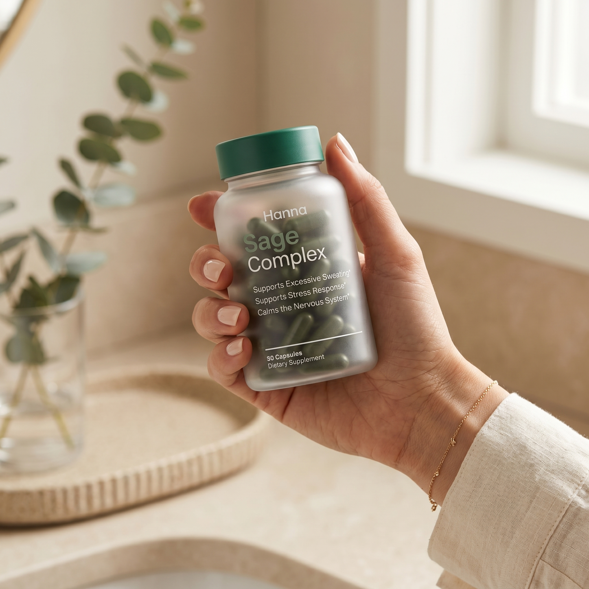 Hanna Sage Complex Daily Sweat & Stress Support